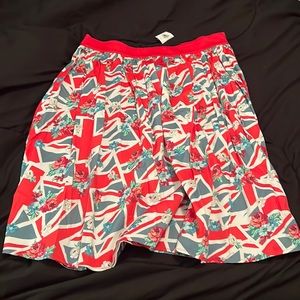 Disney the dress up shop XL UK flag skirt